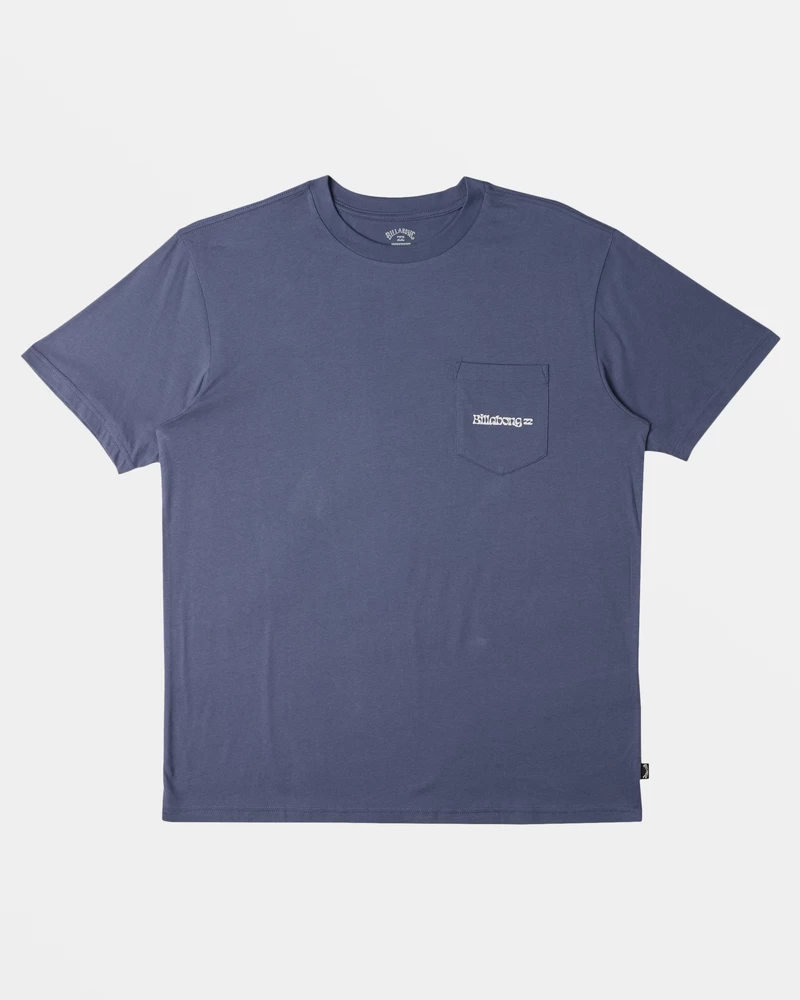 Billabong Funghi Pocket T-shirt - Slate Blue