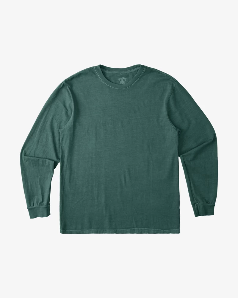 Billabong Essential Wave Washed Long Sleeve T-Shirt - Dark Forest