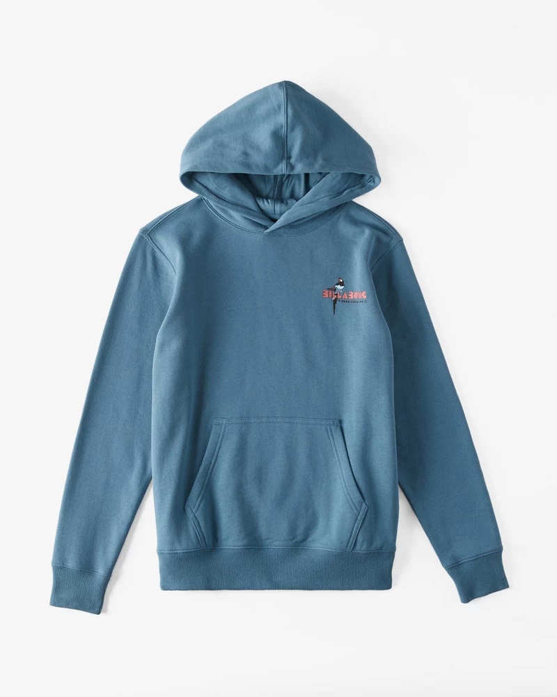 Billabong Boys Short Sands Pullover Sweatshirt - Vintage Indigo