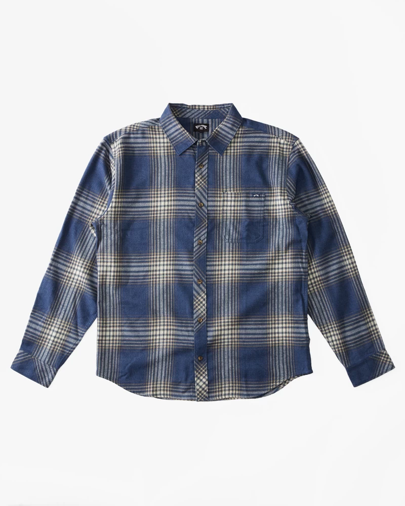 Billabong Coastline Flannel - Dark Navy