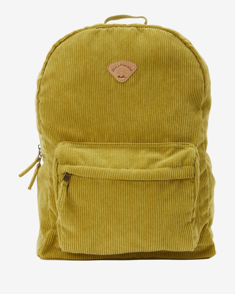 Billabong Schools Out Corduroy Backpack - Green Eyes
