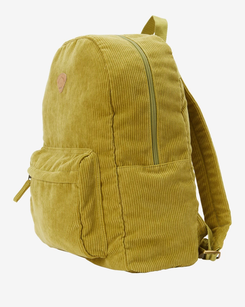 Billabong Schools Out Corduroy Backpack - Green Eyes