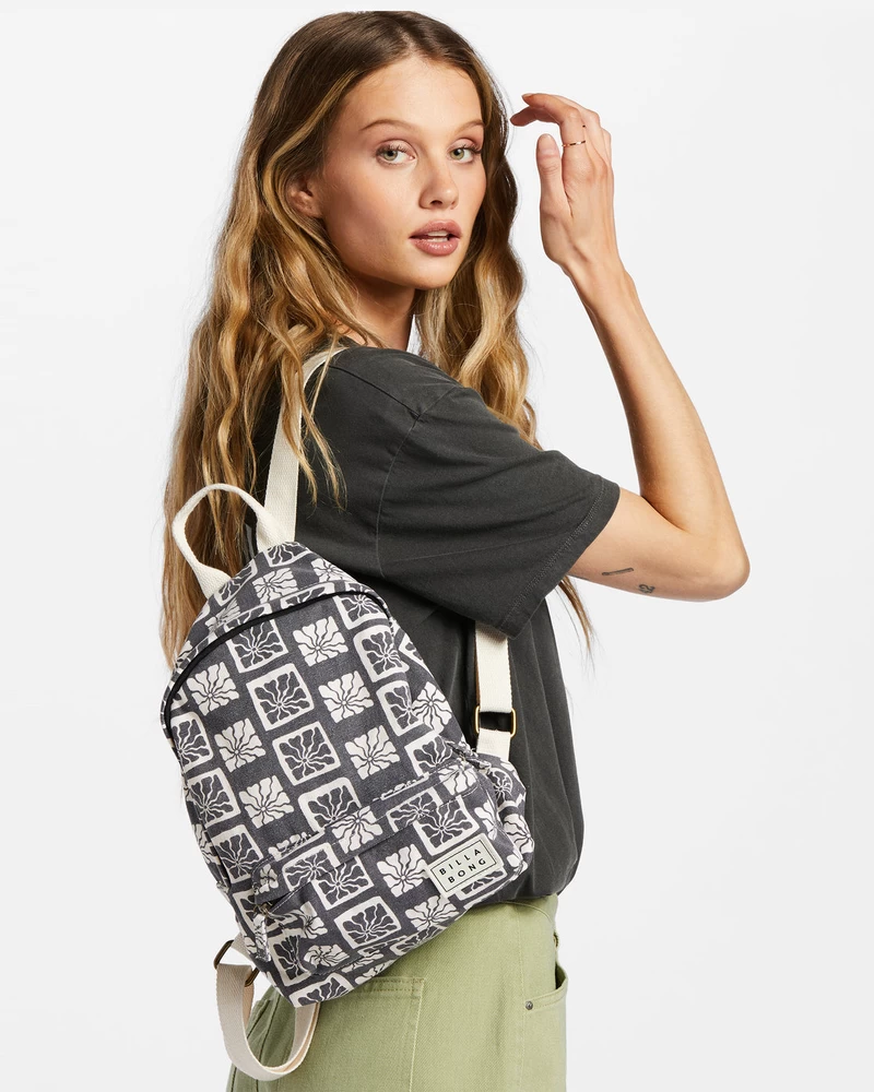 Billabong Mini Mama Canvas Backpack - Black Sands 2