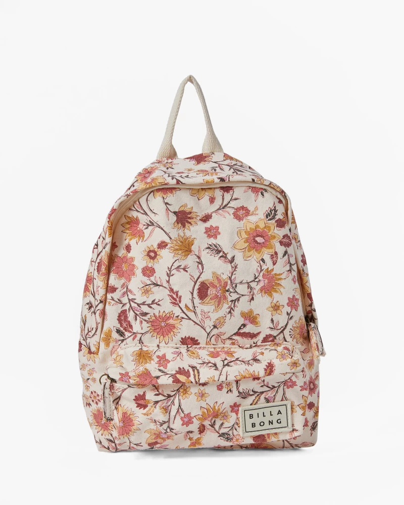 Billabong Mini Mama Canvas Backpack - White Cap 1