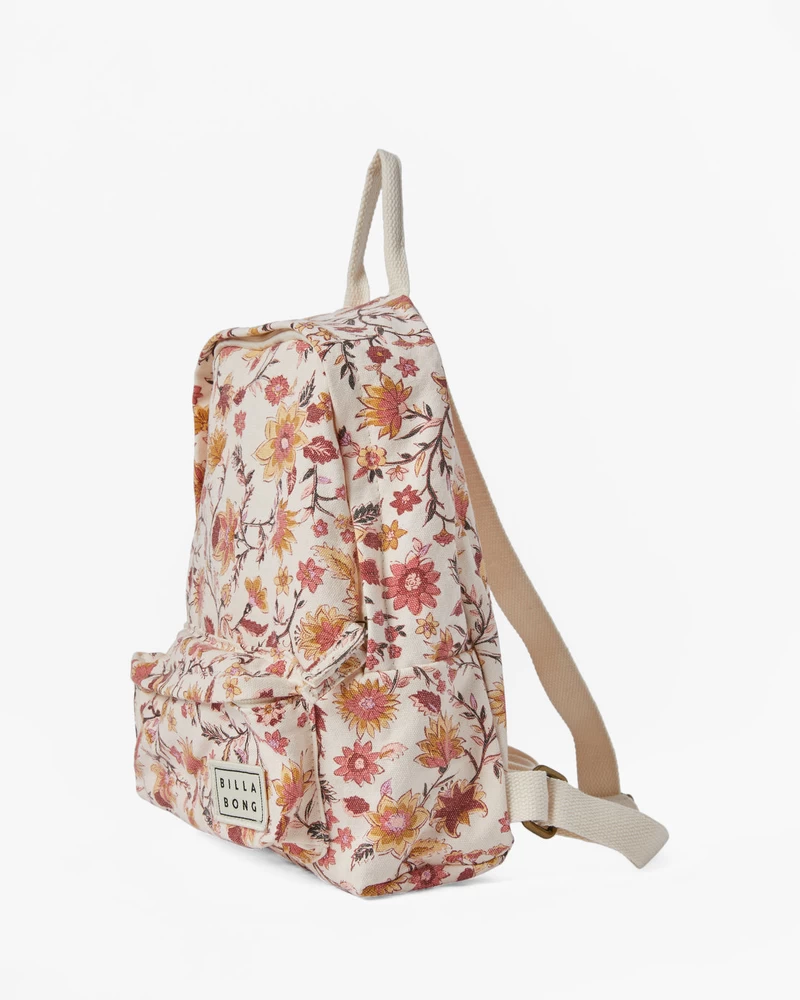 Billabong Mini Mama Canvas Backpack - White Cap 1