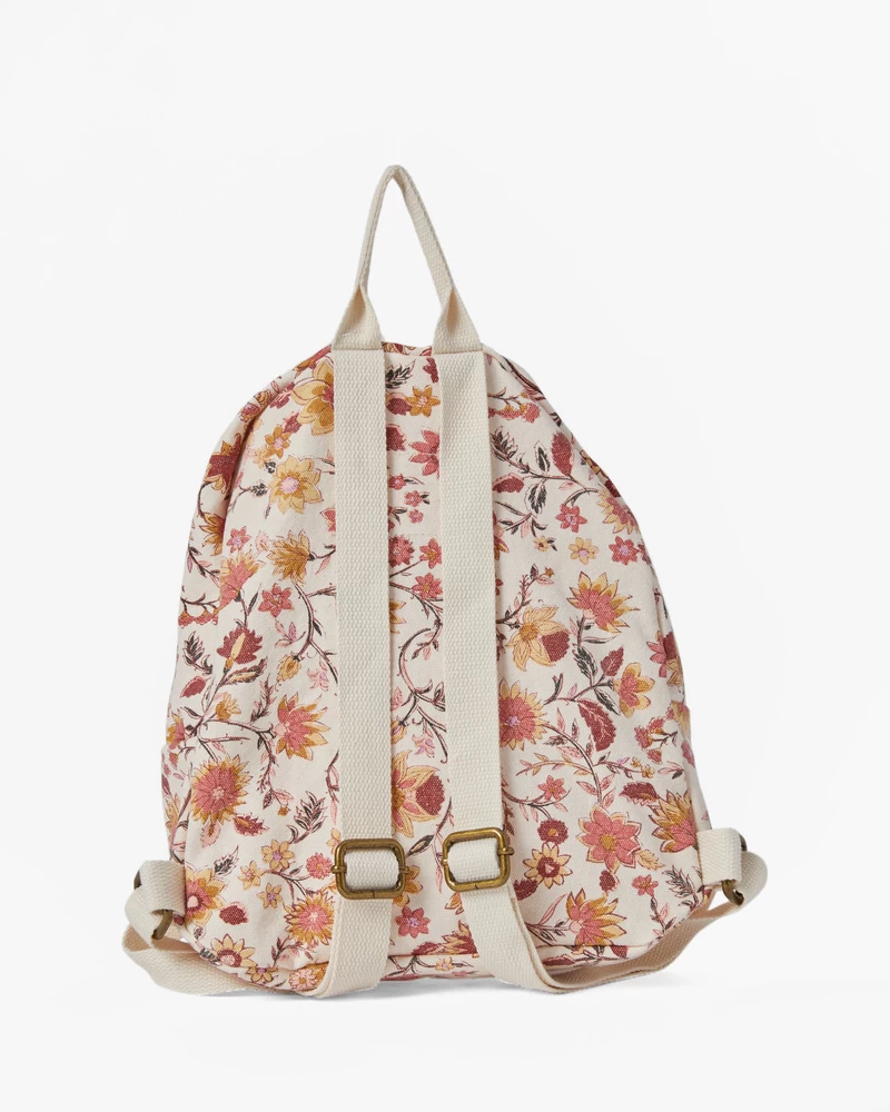 Billabong Mini Mama Canvas Backpack - White Cap 1