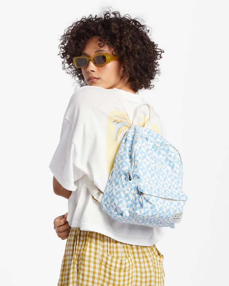 Billabong Mini Mama Canvas Backpack - Blue Dream