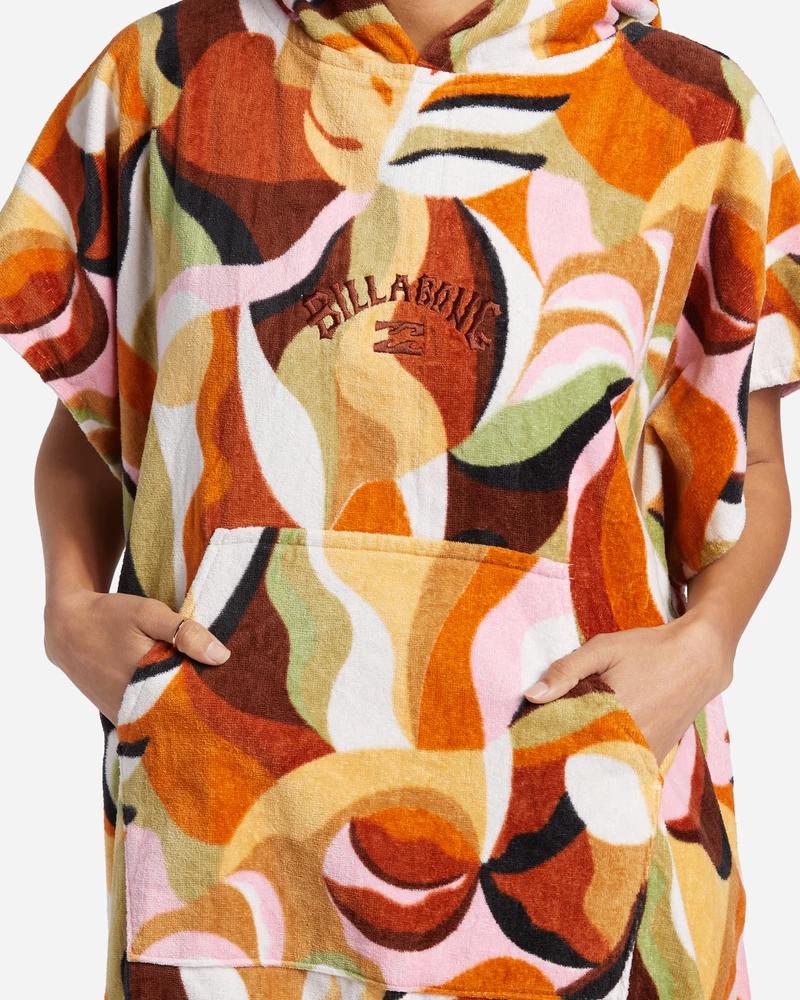 Billabong Womens Hooded Towel - Multi