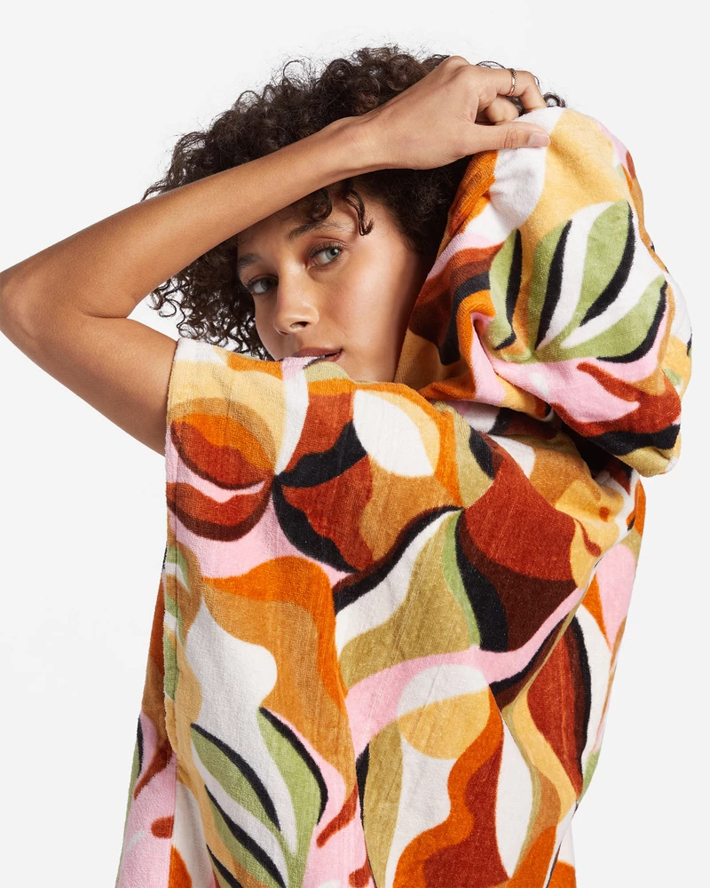 Billabong Womens Hooded Towel - Multi