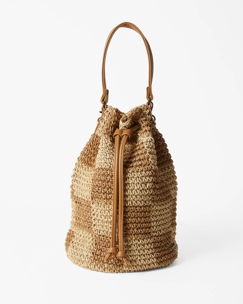 Billabong Travel More Straw Purse - Natural