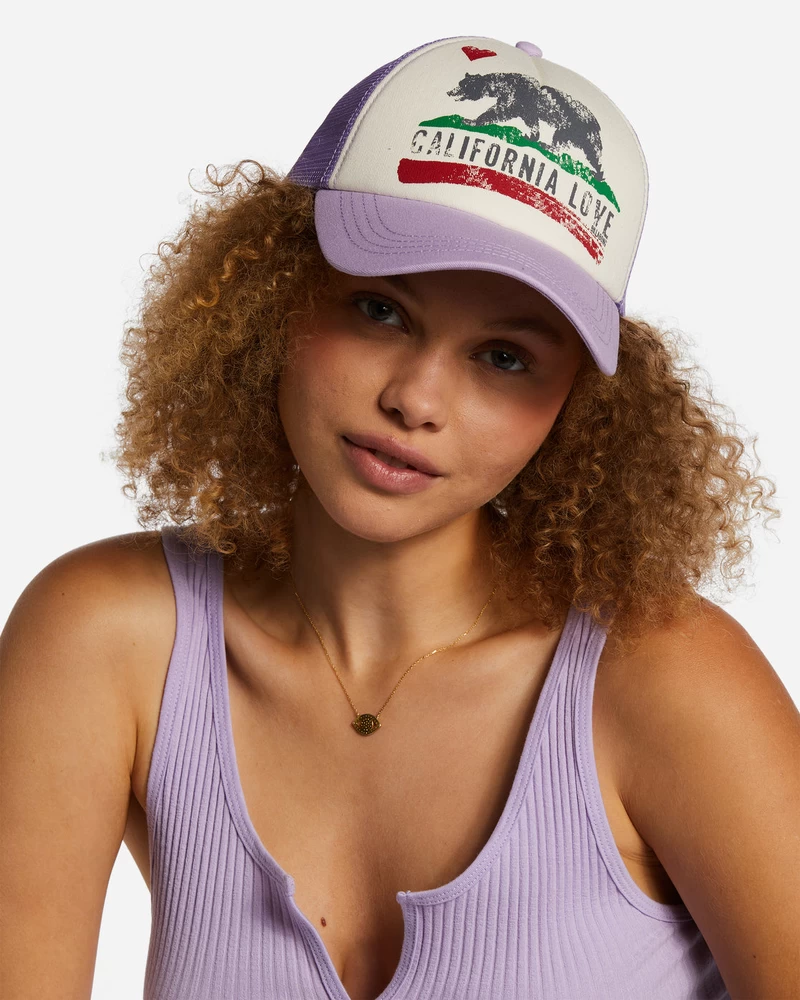 Billabong Pitstop Trucker Hat - Lilac Breeze