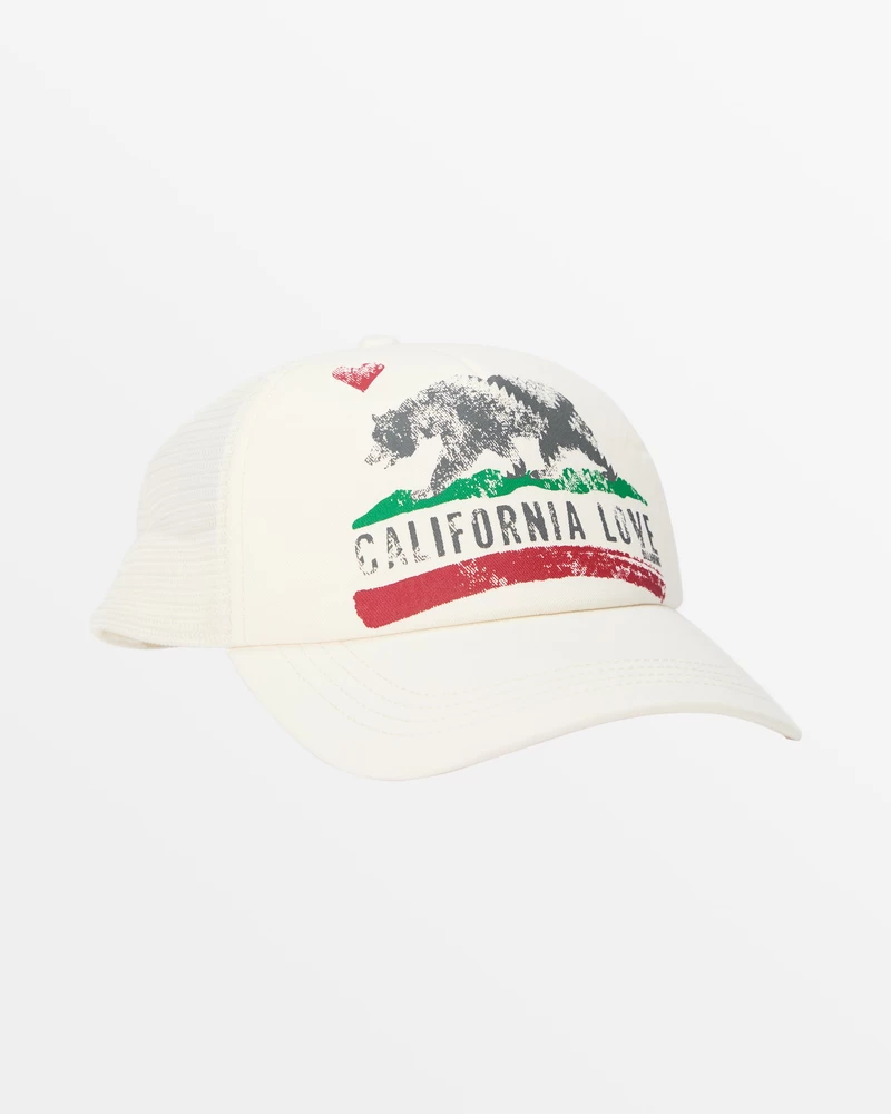 Boné Trucker Billabong Pitstop - Branco