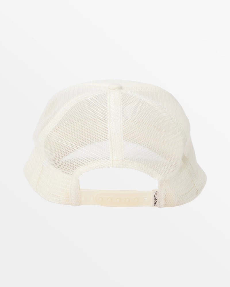 Boné Trucker Billabong Pitstop - Branco