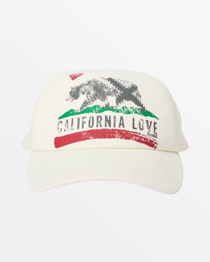 Boné Trucker Billabong Pitstop - Branco