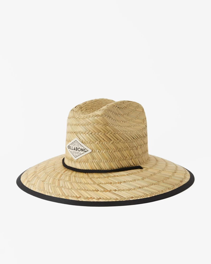 Billabong Tipton Straw Lifeguard Hat - Black Sands