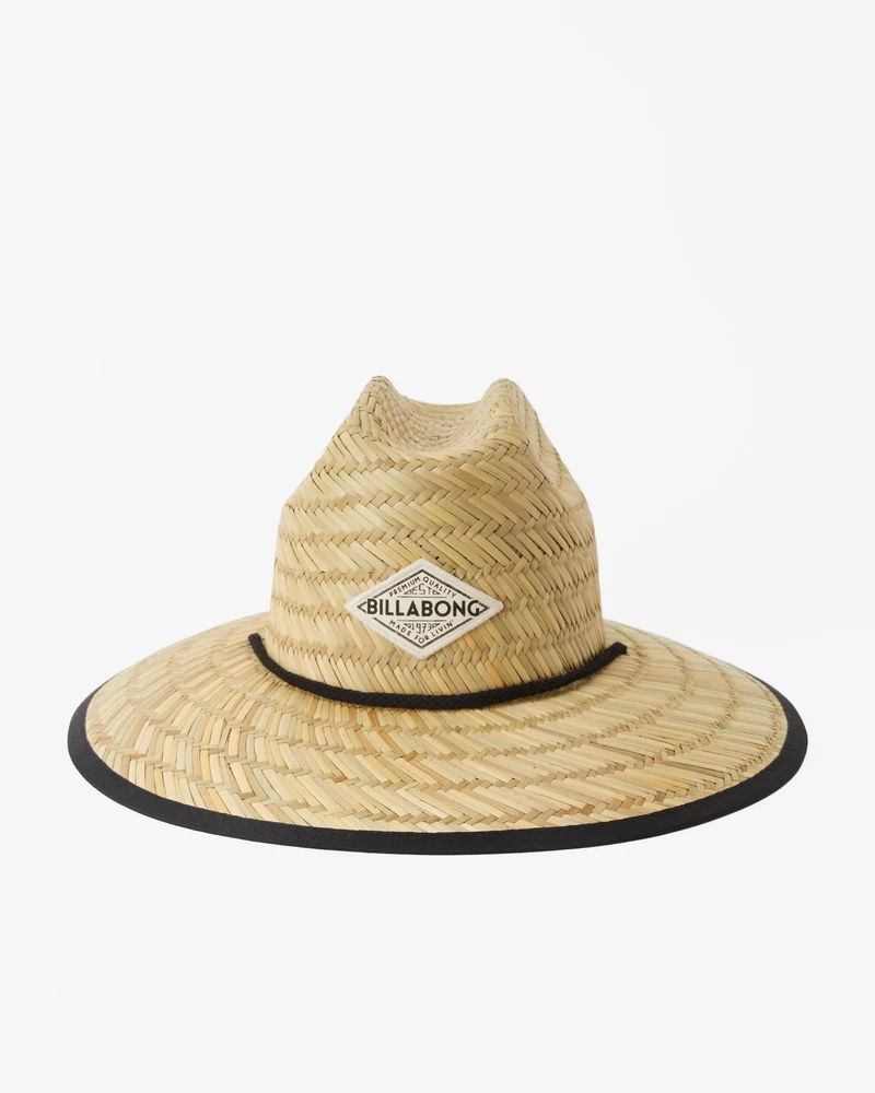 Billabong Tipton Straw Lifeguard Hat - Black Sands