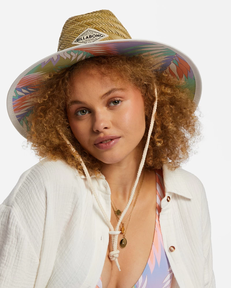 Billabong Tipton Straw Lifeguard Hat - Lilac Breeze
