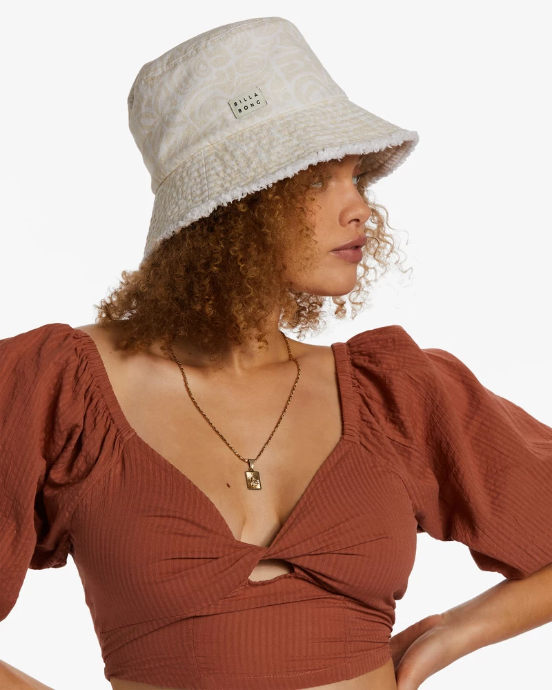 Billabong Suns Out Bucket Hat - Antiikvalge