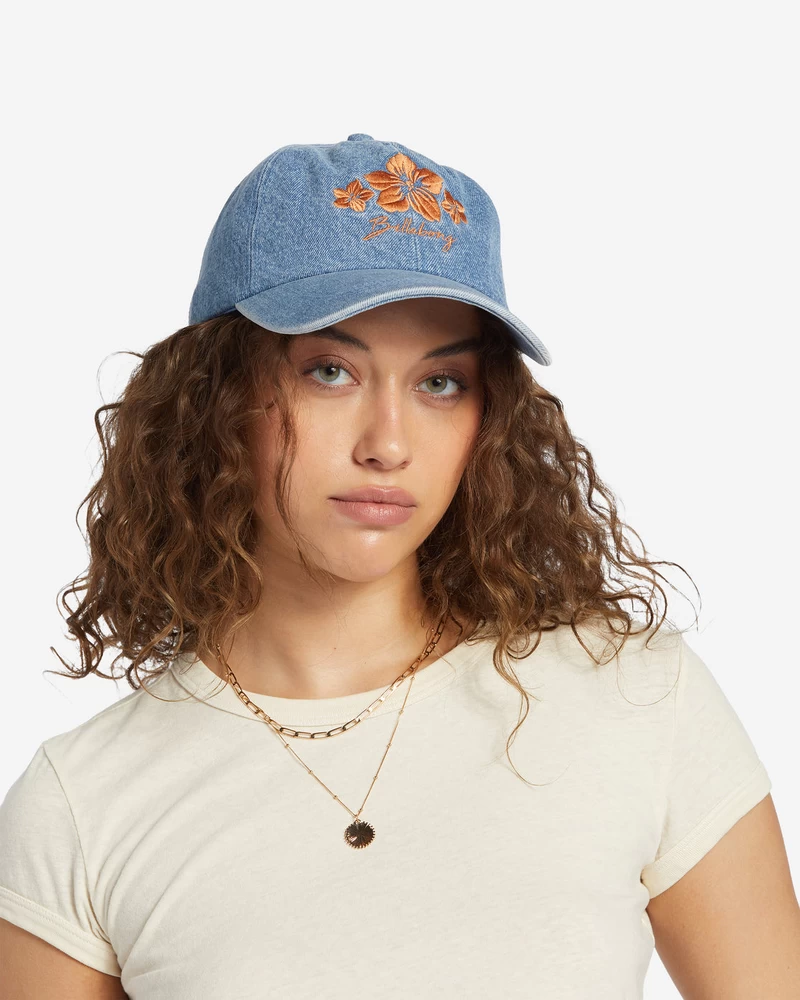Billabong Dad Hat Strapback Hat - Denim Blue