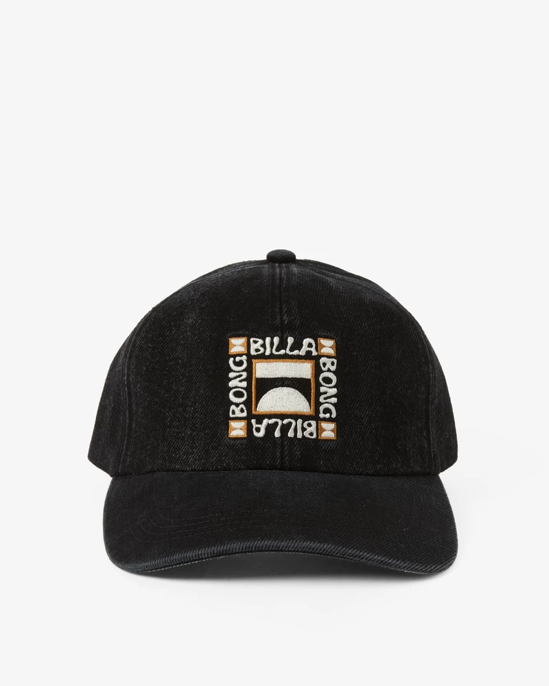 Billabong Dad Hat Strapback Hat - Washed Black