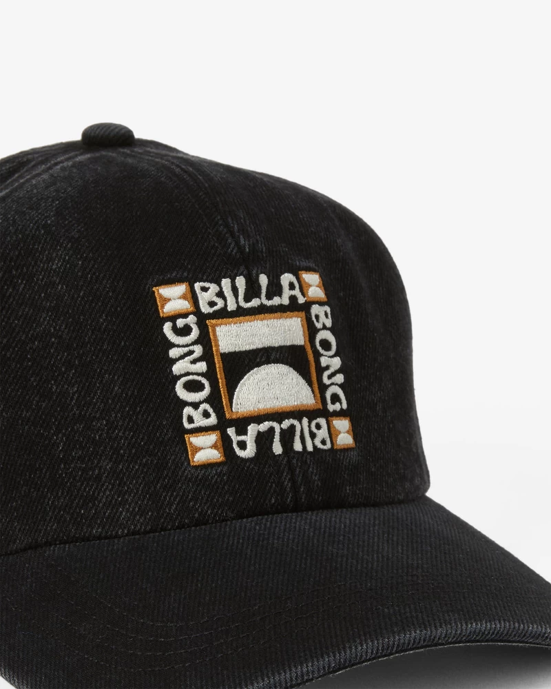 Billabong Dad Hat Strapback Hat - Washed Black