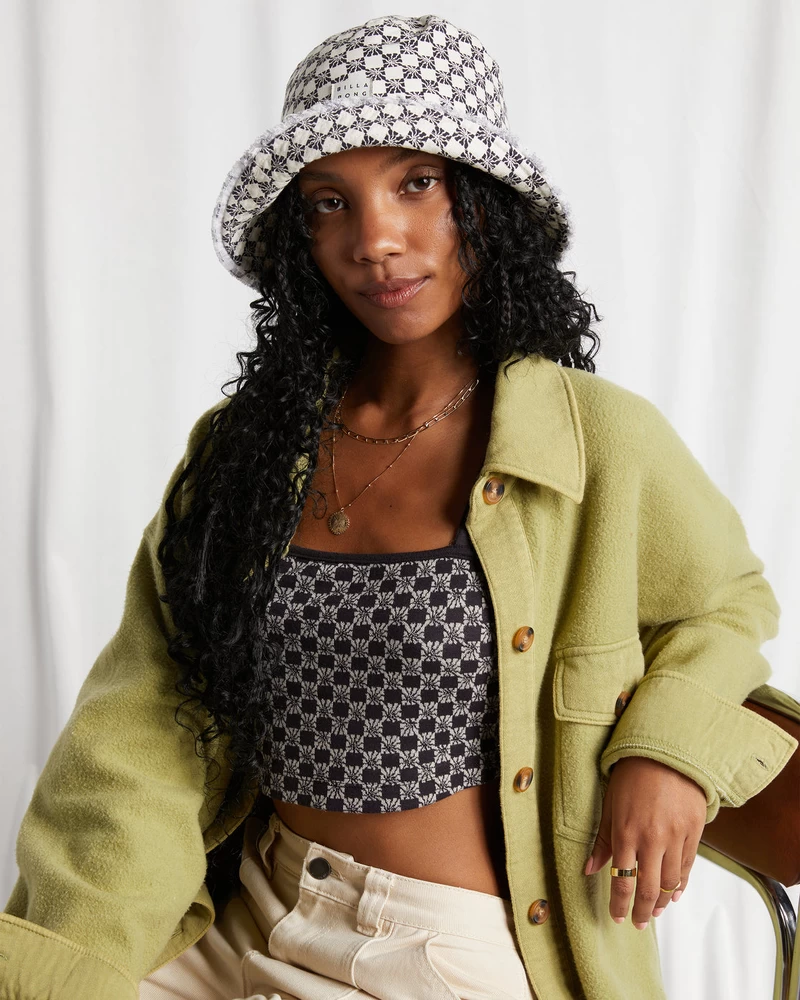 Billabong Berjemur Topi Ember - Kerikil Hitam