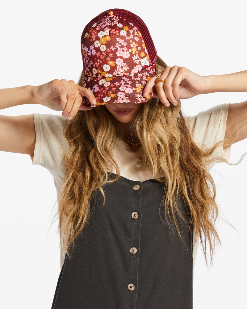Billabong Heritage Mashup Trucker Hat - Deep Sienna