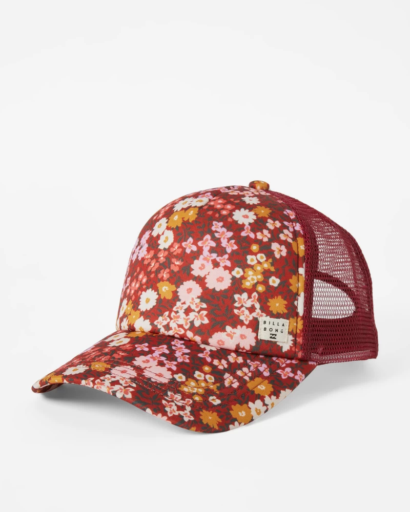 Billabong Heritage Mashup Trucker Hat - Deep Sienna