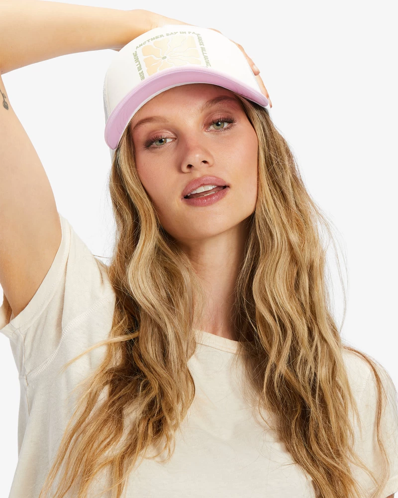 Billabong Across Waves Trucker Hat - Lavender Kiss