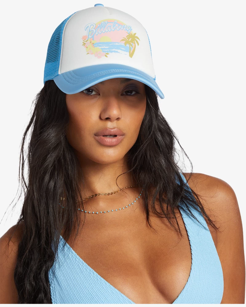Billabong Across Waves Trucker Hat - Blue Dream
