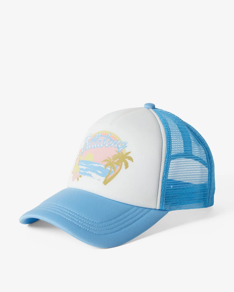 Billabong Across Waves Trucker Hat - Blue Dream