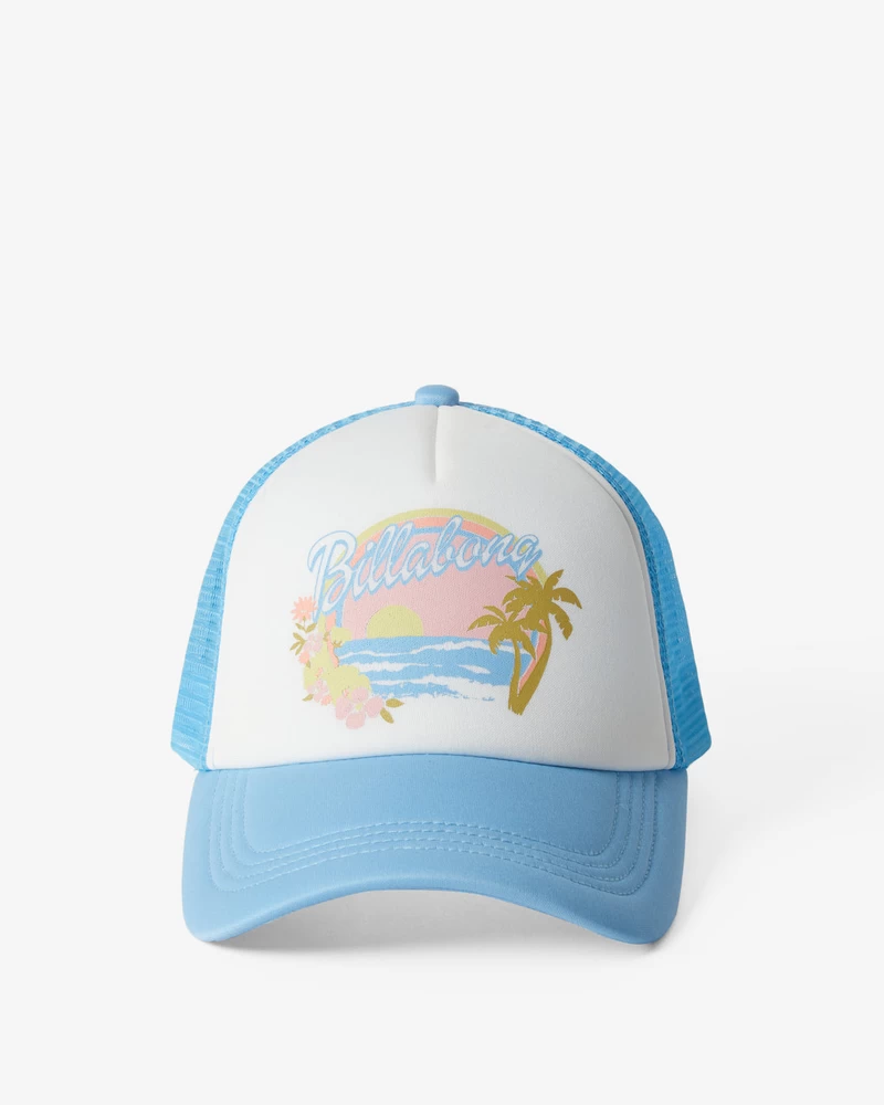 Billabong Across Waves Trucker Hat - Blue Dream