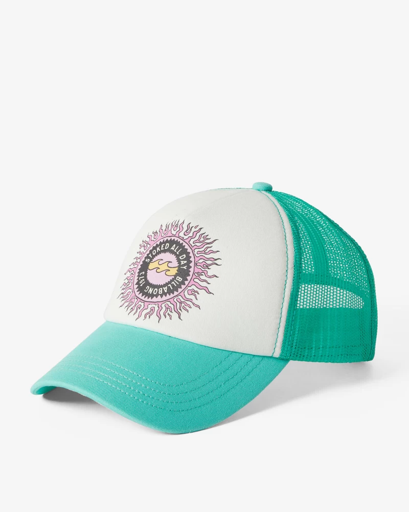 Billabong Aloha Forever Trucker Hat - Bright Lagoon