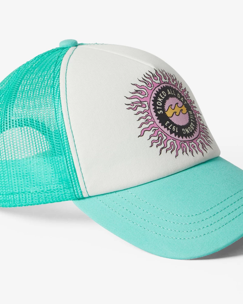 Billabong Aloha Forever Trucker Hat - Bright Lagoon