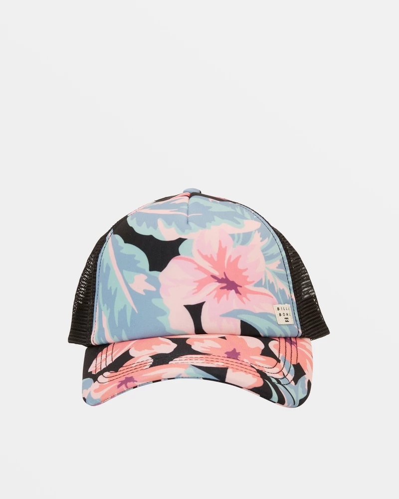 Billabong Heritage Mashup Trucker Hat - Black Multi