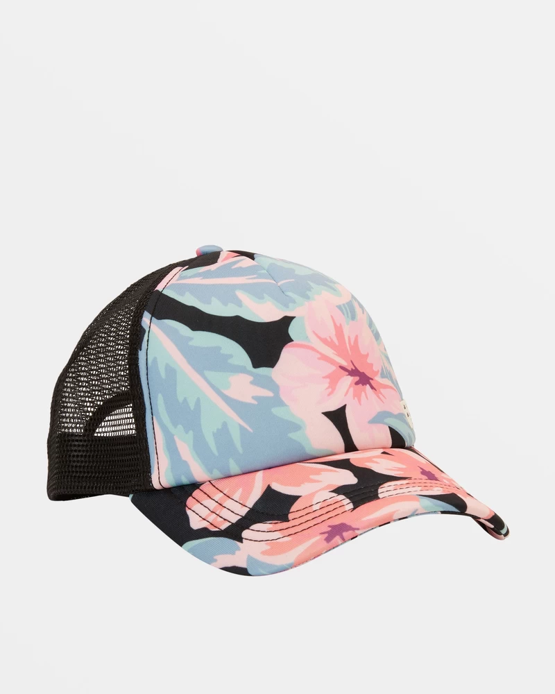 Billabong Heritage Mashup Trucker Hat - Black Multi