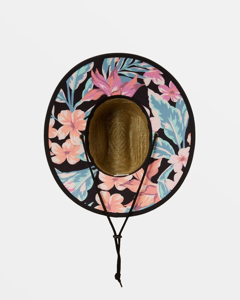 Billabong Tipton Badmeesterhoed Van Stro - Zwart Multi