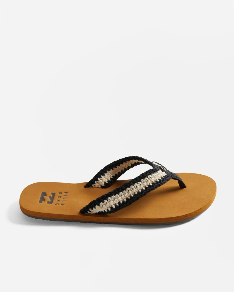 Billabong Baja Sandals - Black White 2