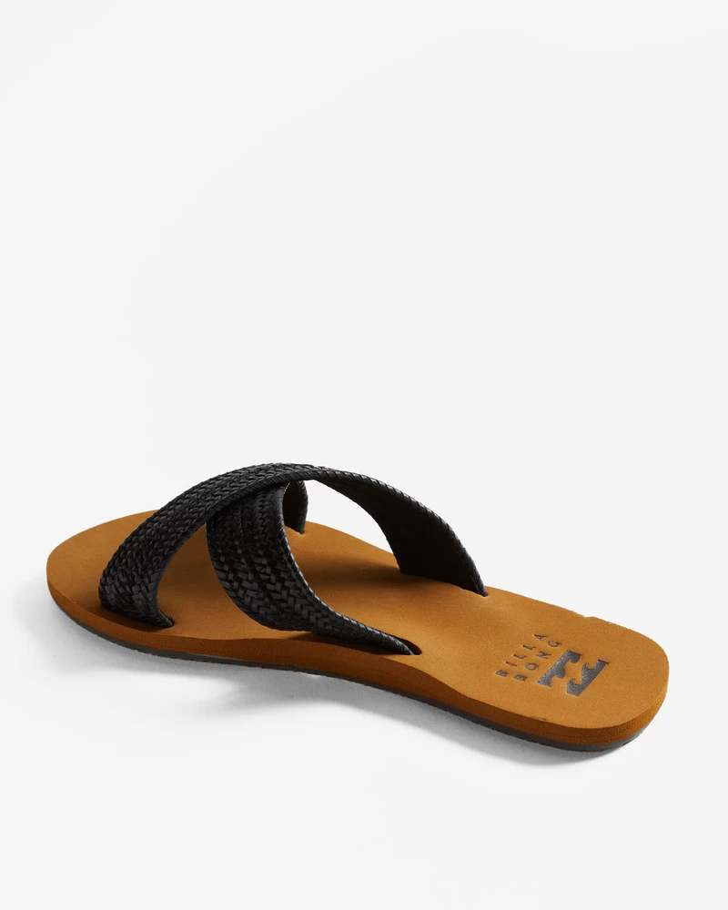 Billabong Avery Slider Sandals - Off Black