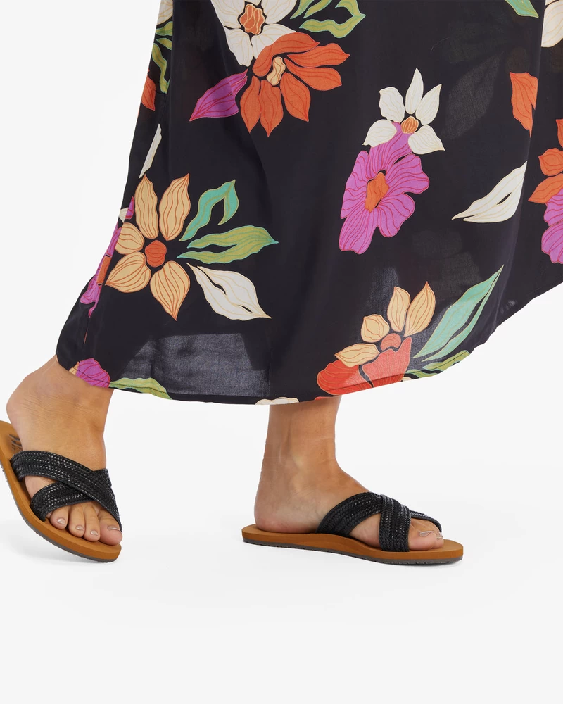 Billabong Avery Slider Sandals - Off Black