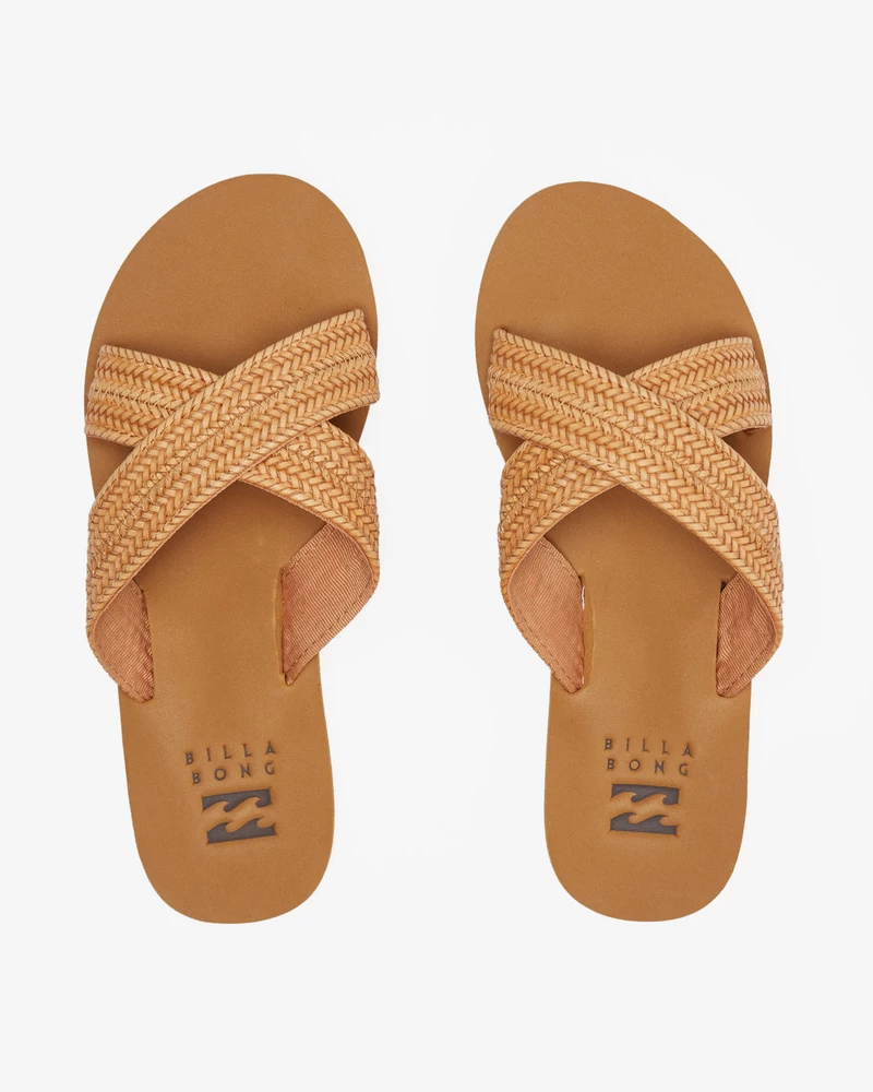 Billabong Avery Slider Sandals - Tan