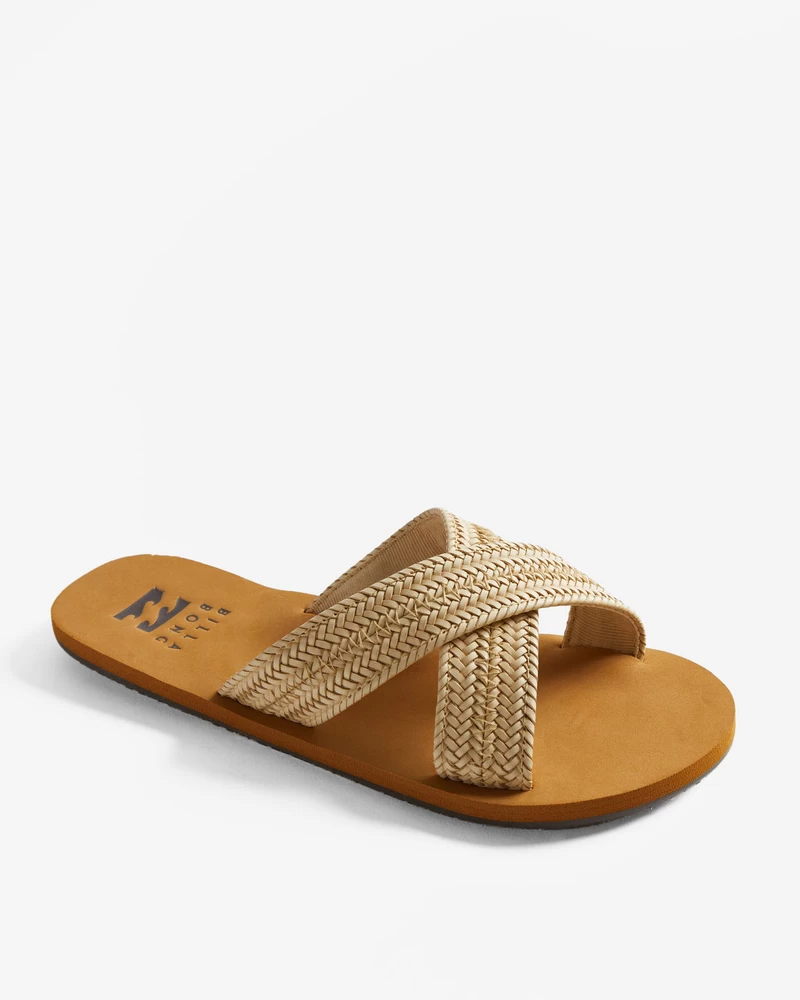 Billabong Avery Slider Sandals - White Cap