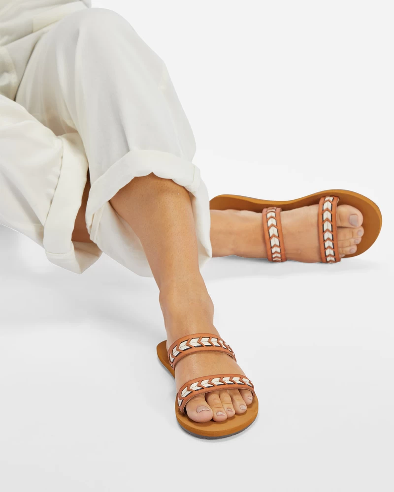 Billabong Nori Slider Sandals - Black/Tan