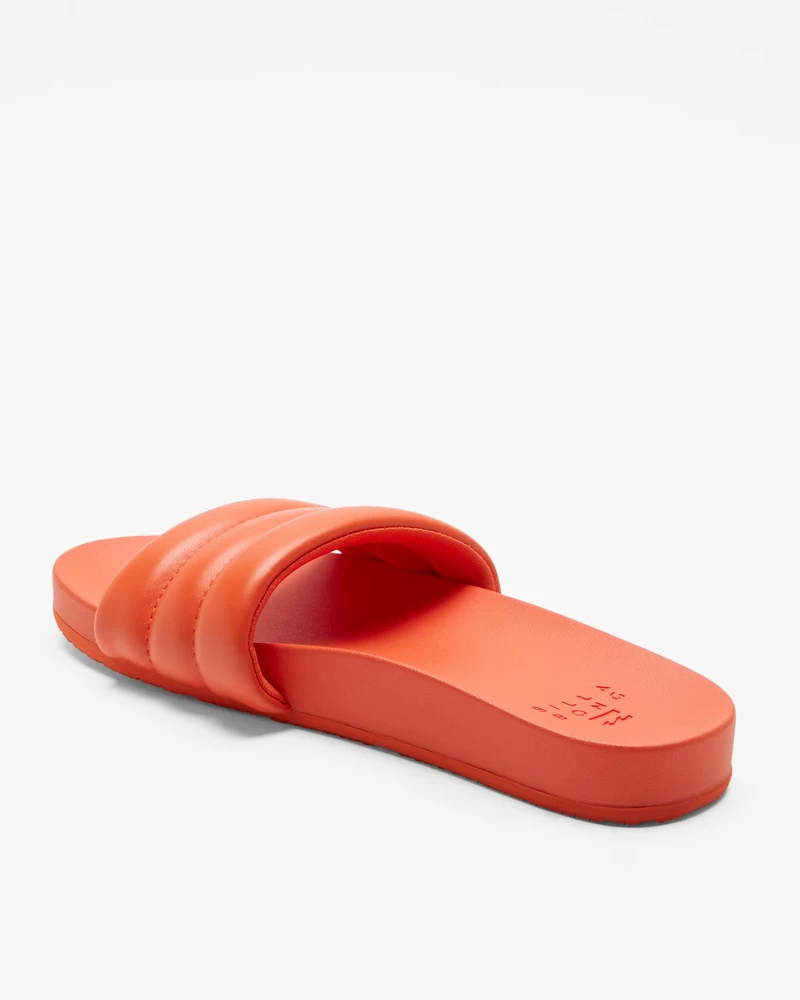 Billabong Playa Vista Slide Sandals - Coral Craze