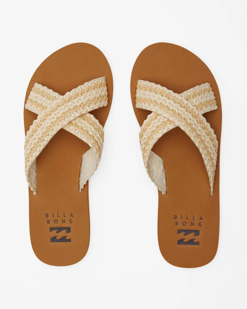 Billabong Akela Slide Sandals - Natural