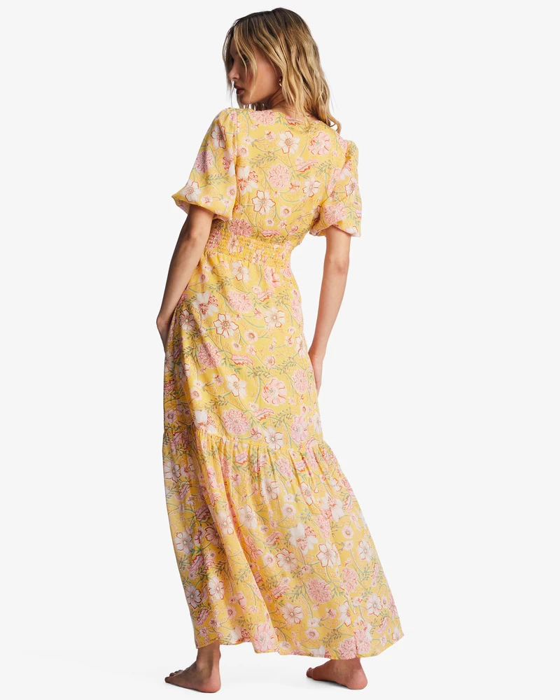 Billabong Spellbound Maxi Dress - Golden Peach