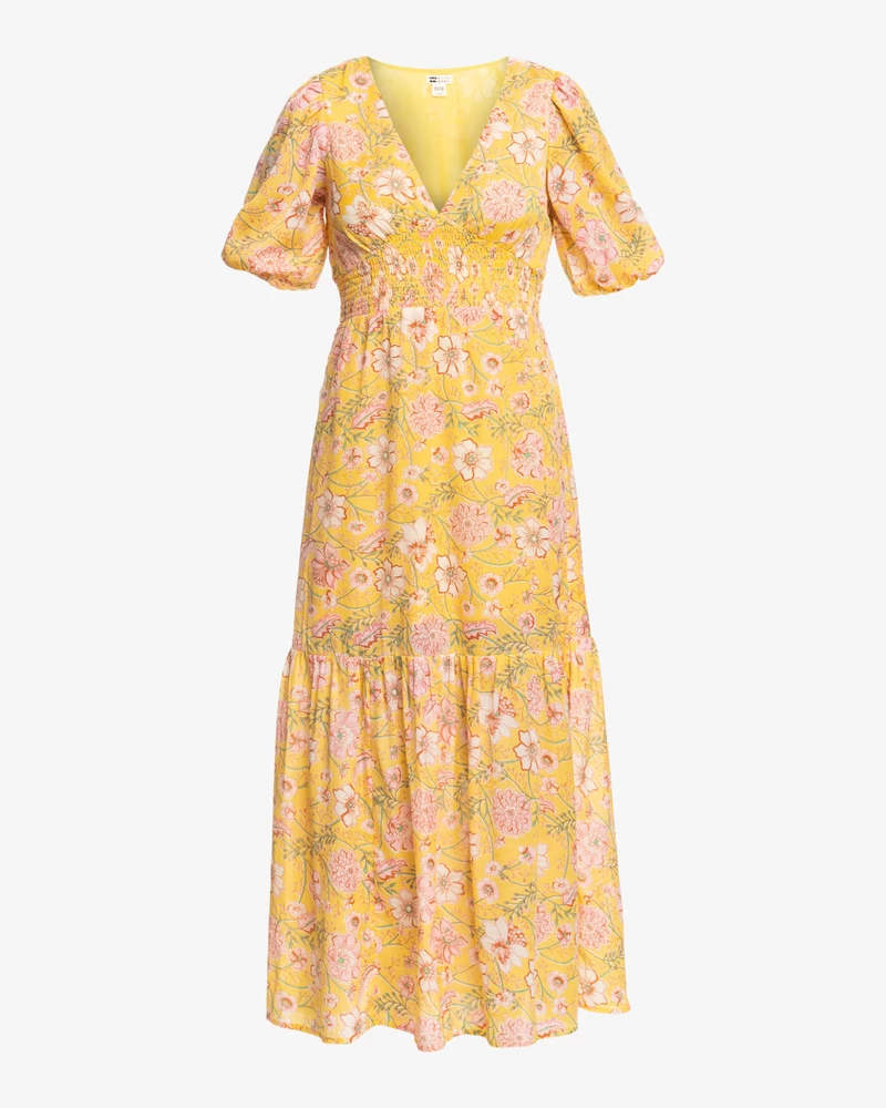 Billabong Spellbound Maxi Dress - Golden Peach