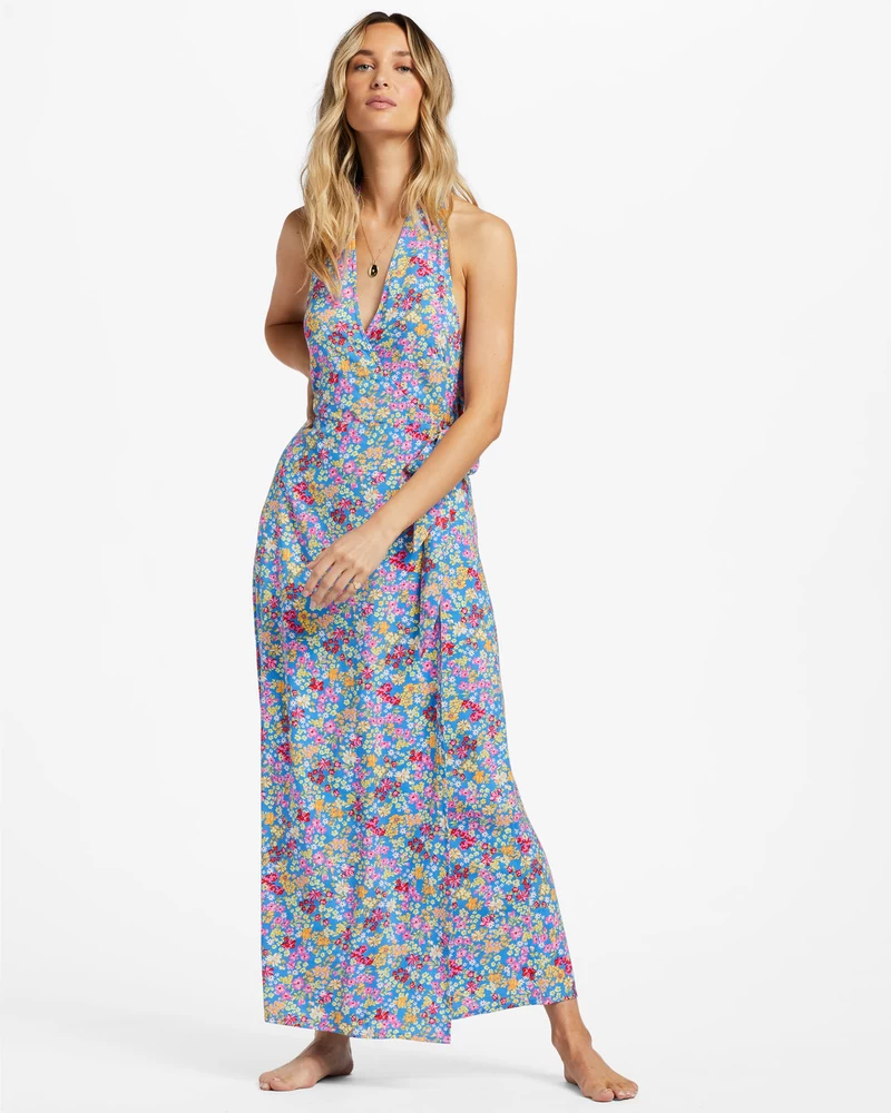 Billabong Lets Hang Midi Dress - Seaside