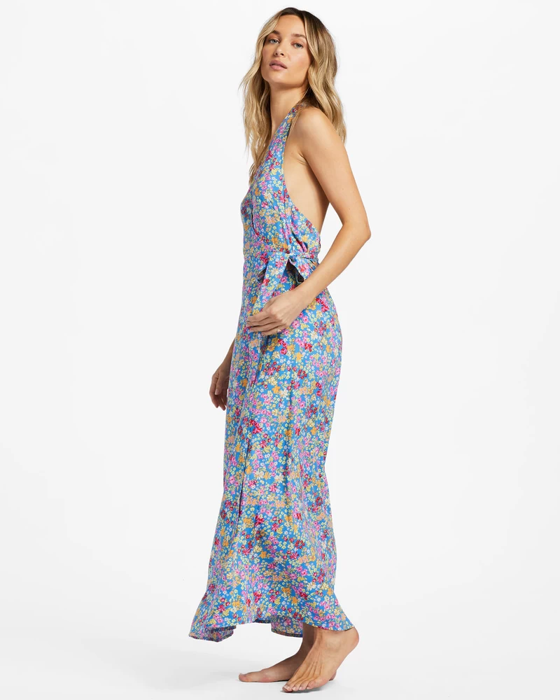 Billabong Lets Hang Midi Dress - Seaside
