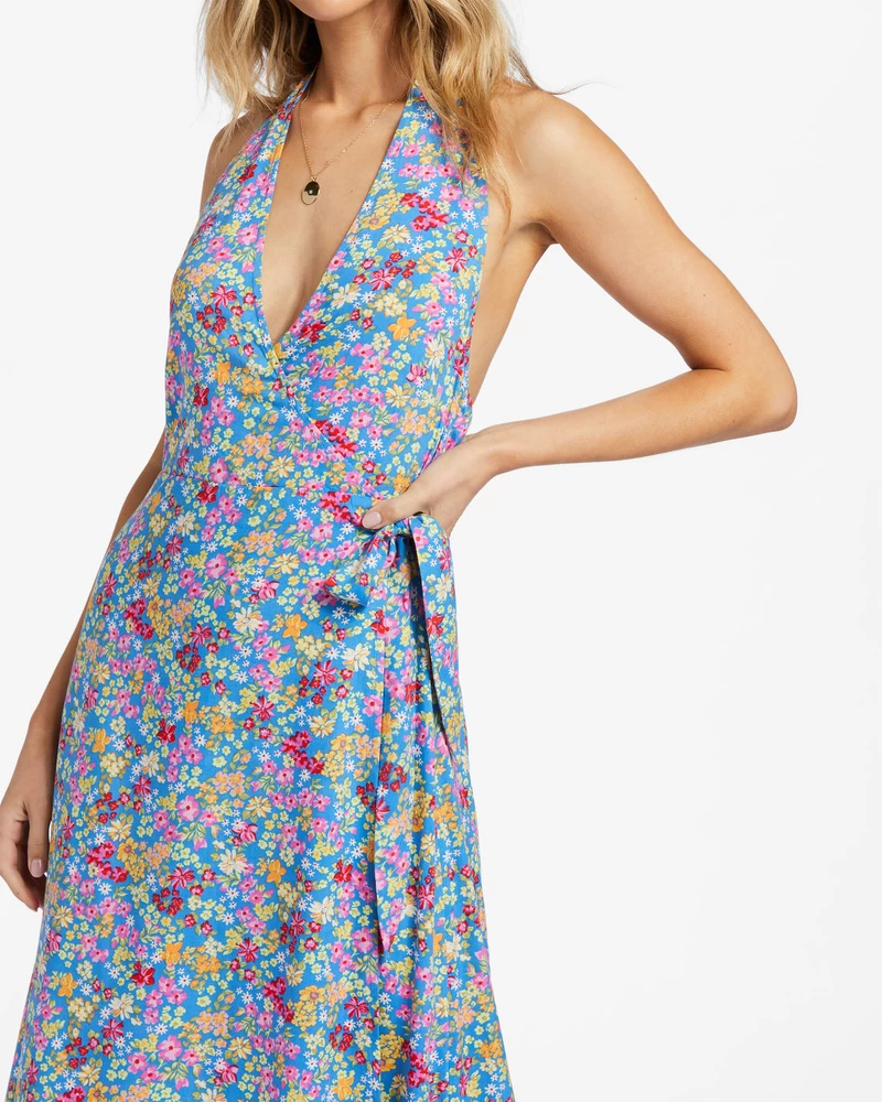 Billabong Lets Hang Midi Dress - Seaside